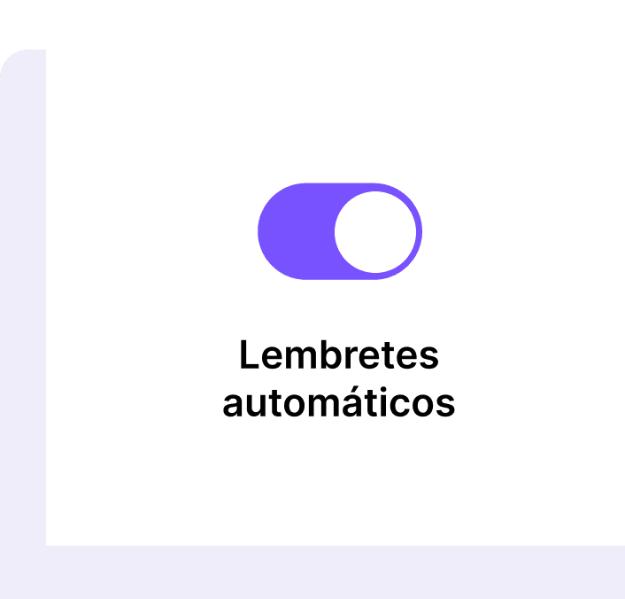 Lembretes automáticos